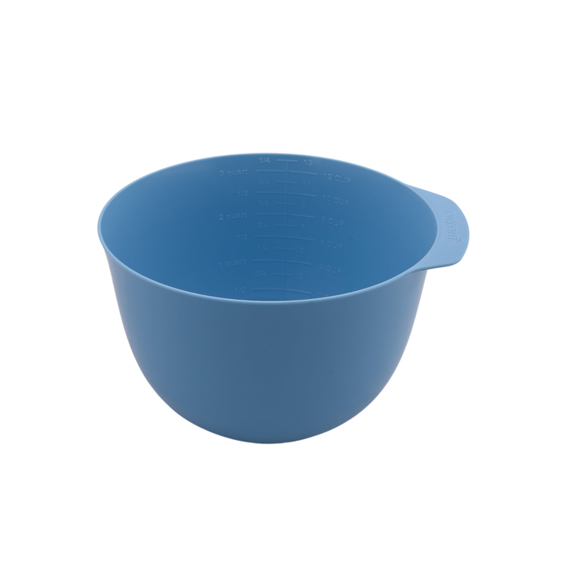 Mixing Bowl Set, 23 Pieces with Lids, Measuring Cups and Spoons, Blue