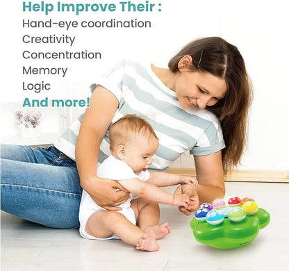 Mushroom Garden Music Toy for Infant Toddler 1 2 3 Year Sing and Learn Color and Number