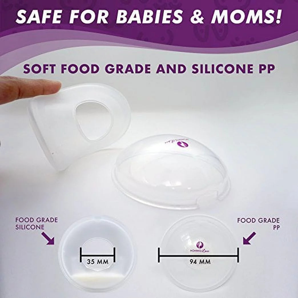 Breast Shell & Milk Catcher for Breastfeeding Relief, 2 Pack