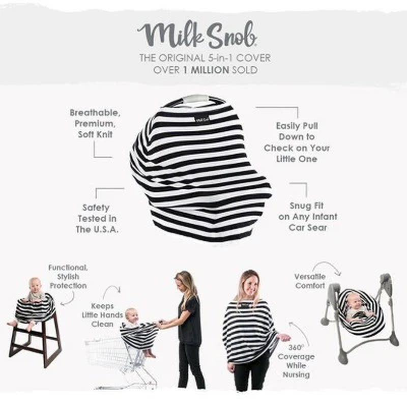 Milk Snob Nursing Cover/Baby Car Seat Canopy- Peony