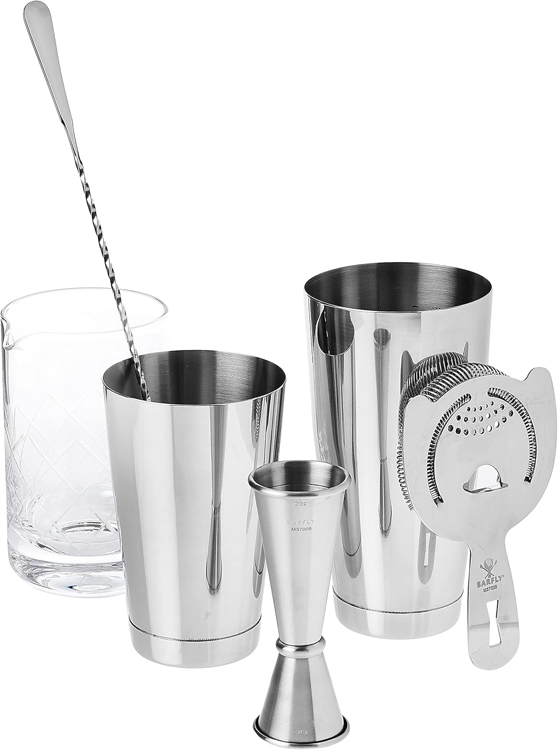 Essential Deluxe Mixing Cocktail Kit, Stainless Steel (M37131)