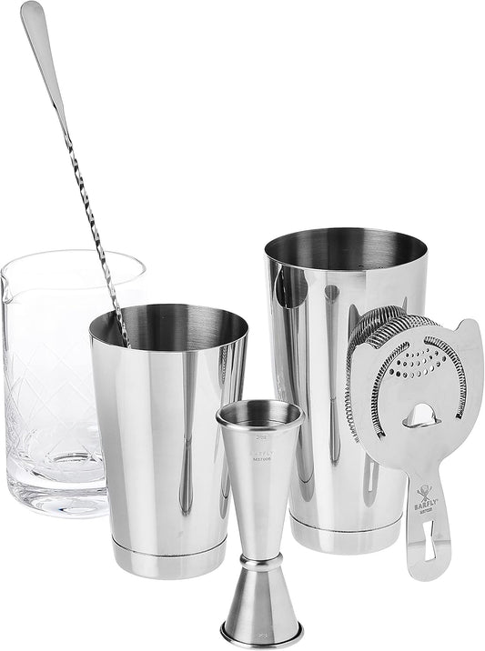 Essential Deluxe Mixing Cocktail Kit, Stainless Steel (M37131)