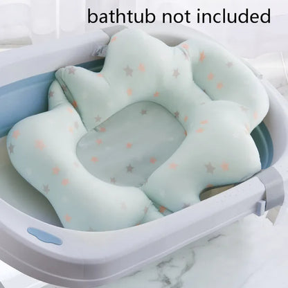 Baby Shower Bath Tub Pads, Non-Slip Newborn Bathtub Cushion Mats (Multiple Options)