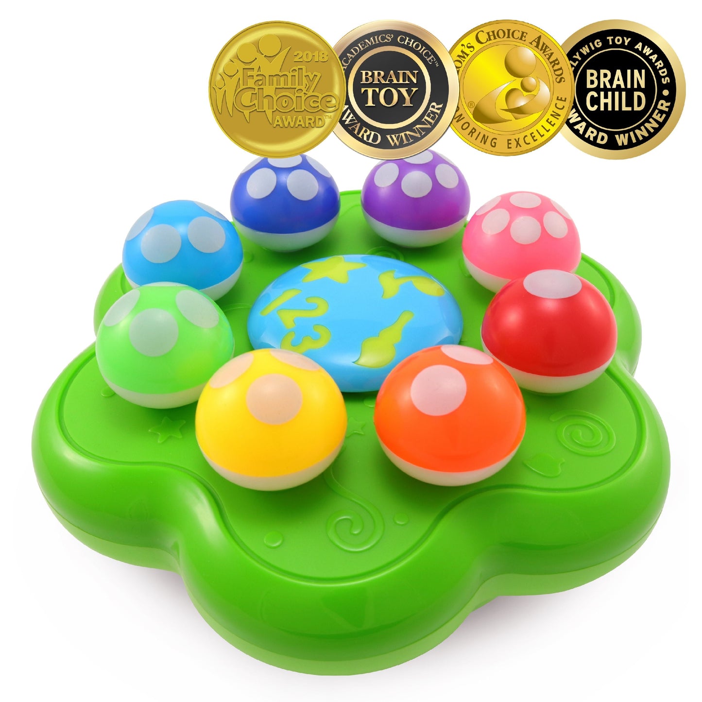 Mushroom Garden Music Toy for Infant Toddler 1 2 3 Year Sing and Learn Color and Number