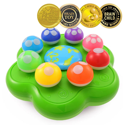 Mushroom Garden Music Toy for Infant Toddler 1 2 3 Year Sing and Learn Color and Number