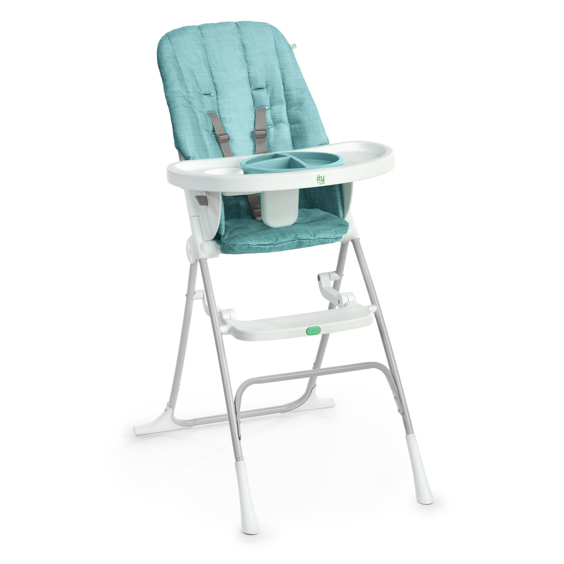 Sun Valley Compact Folding High Chair - for Ages 6 Months and Up, Unisex - Teal