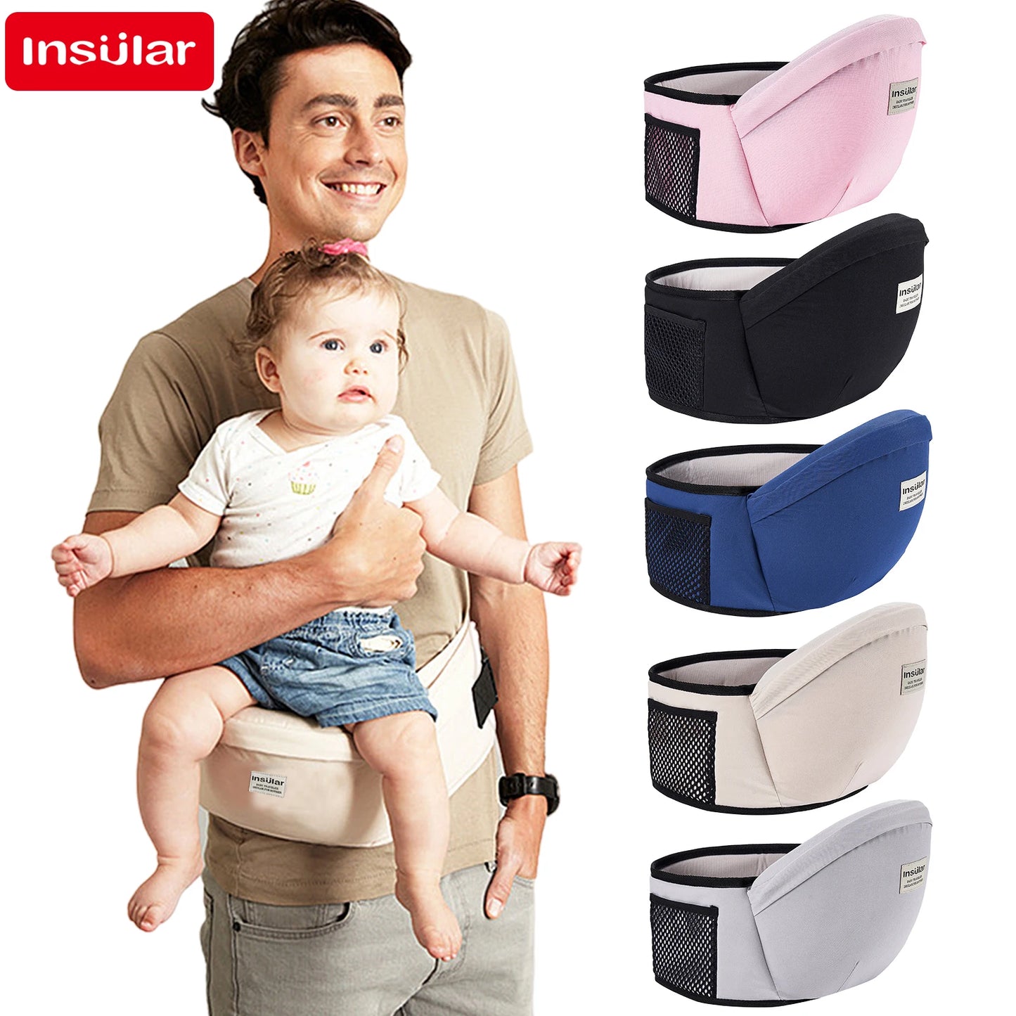 Adjustable Baby Carrier Waist Stool