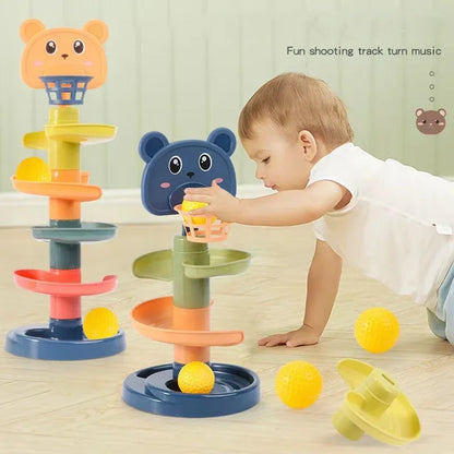 Baby Rotating Track Stacking Toy