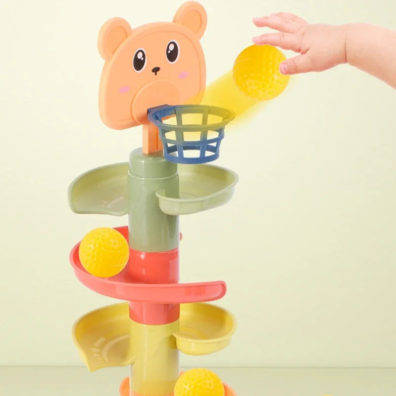 Baby Rotating Track Stacking Toy