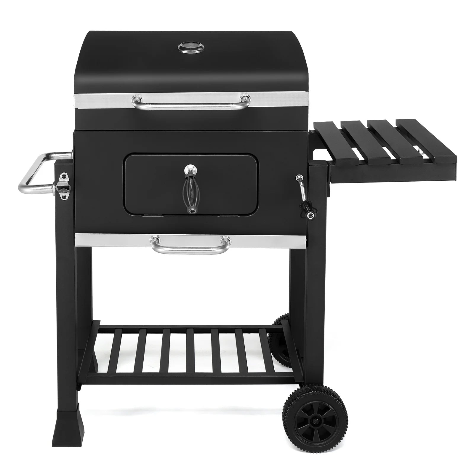 22.50" Outdoor Heavy-Duty Adjustable BBQ Charcoal Grill, Portable