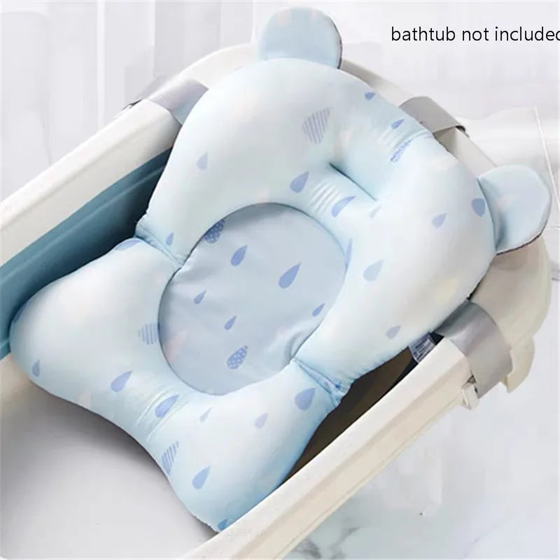 Baby Shower Bath Tub Pads, Non-Slip Newborn Bathtub Cushion Mats (Multiple Options)