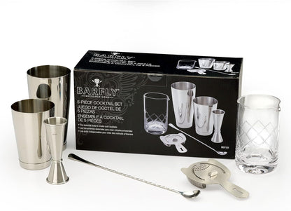 Essential Deluxe Mixing Cocktail Kit, Stainless Steel (M37131)