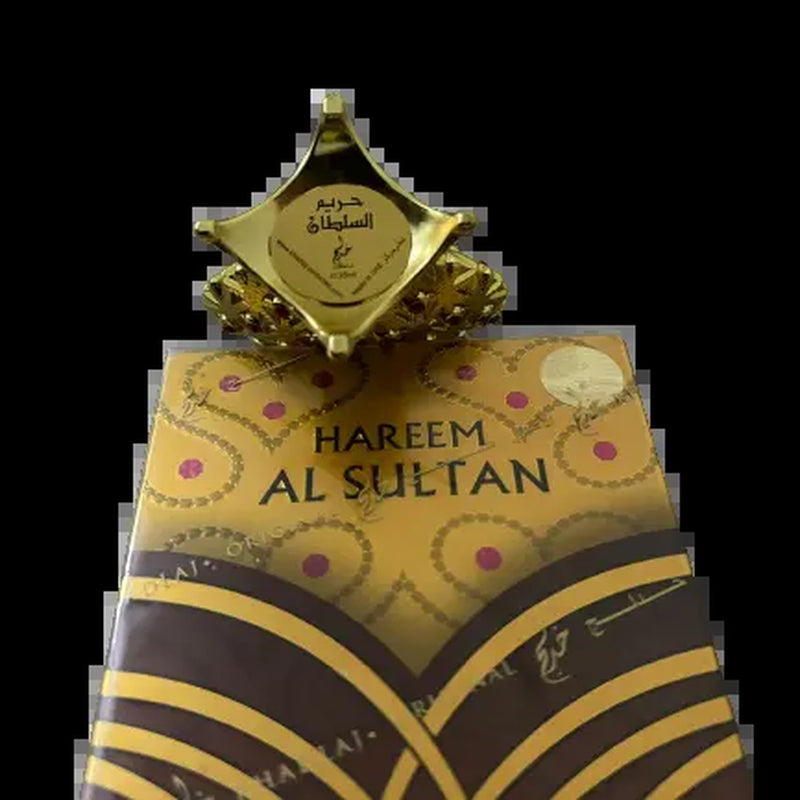 ORIGINAL HAREEM AL SULTAN GOLD OIL CONCENTRATED PERFUME OIL for (Women) by KHADLAJ 2 Piece Set (1.18 Ounce Concentrated Perfume Oil + Free 20Ml EDP Tester by Khadlaj) LIMITED EDITION Jasmine Cosmetic